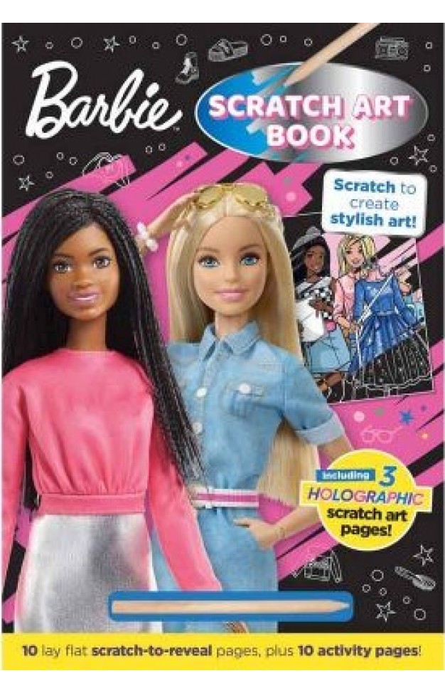 Scratch Art Book Barbie